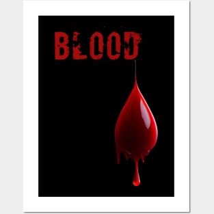 Drop of blood Posters and Art